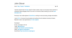 Desktop Screenshot of johnglover.net