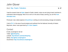 Tablet Screenshot of johnglover.net